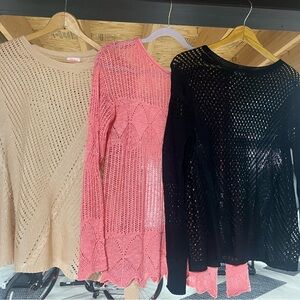 Pulse summer crotched tops.